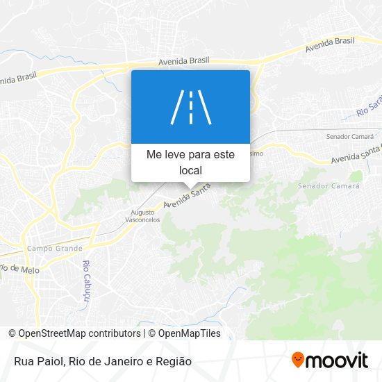 Rua Paiol mapa