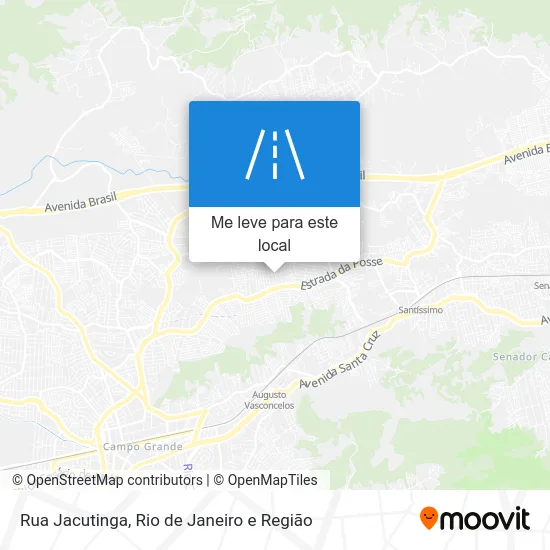 Rua Jacutinga mapa