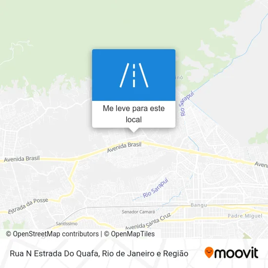 Rua N Estrada Do Quafa mapa