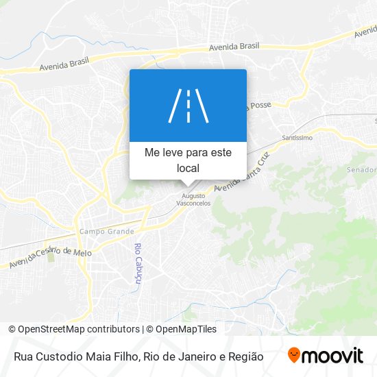 Rua Custodio Maia Filho mapa