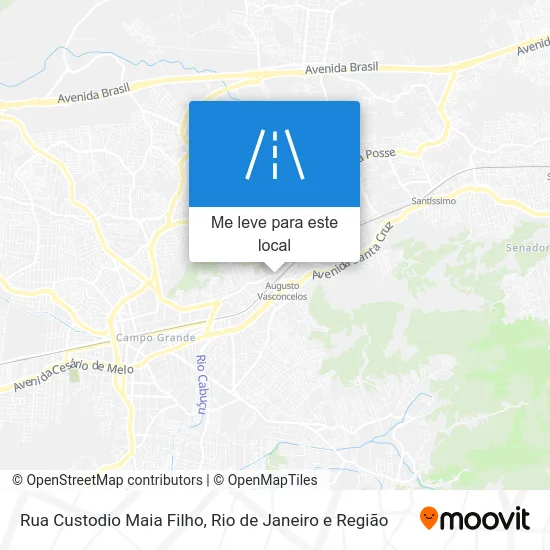 Rua Custodio Maia Filho mapa