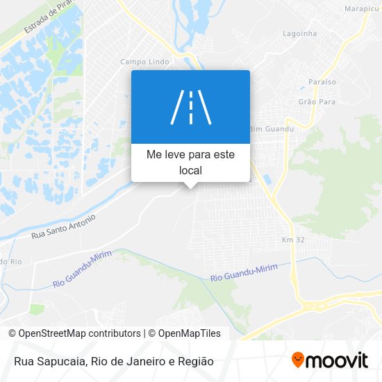 Rua Sapucaia mapa