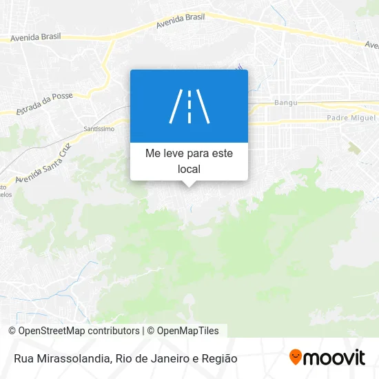 Rua Mirassolandia mapa