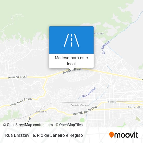 Rua Brazzaville mapa