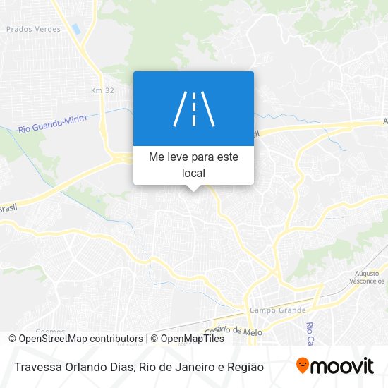 Travessa Orlando Dias mapa