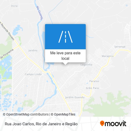 Rua Joao Carlos mapa
