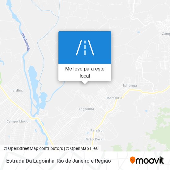 Estrada Da Lagoinha mapa