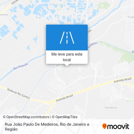 Rua João Paulo De Medeiros mapa