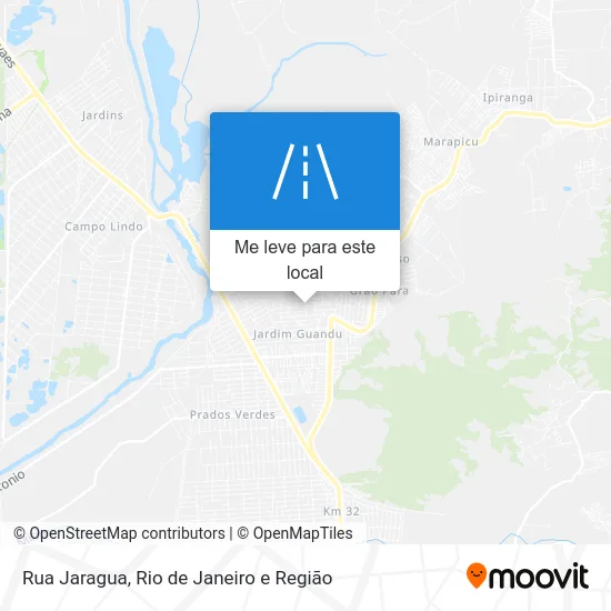 Rua Jaragua mapa