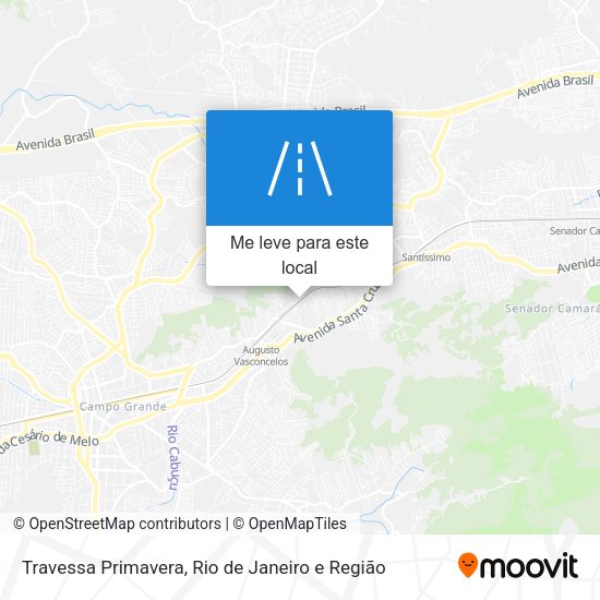 Travessa Primavera mapa