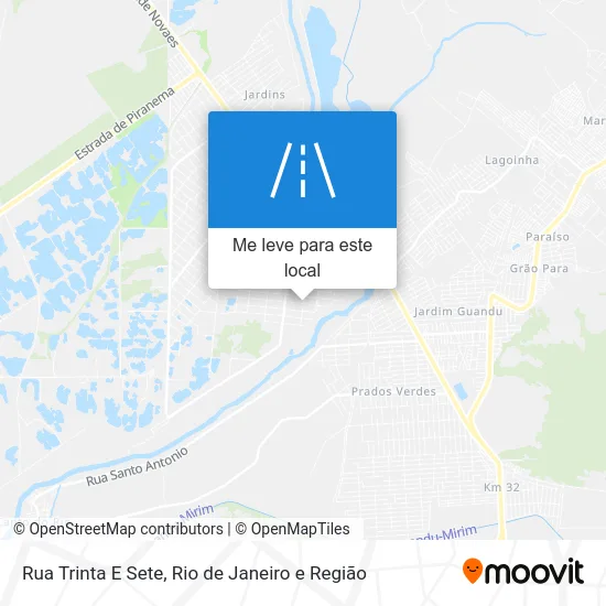 Rua Trinta E Sete mapa