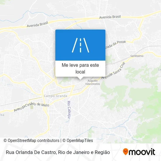 Rua Orlanda De Castro mapa