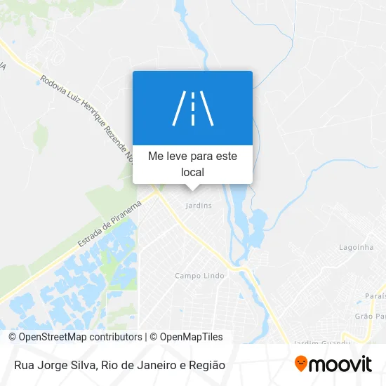 Rua Jorge Silva mapa
