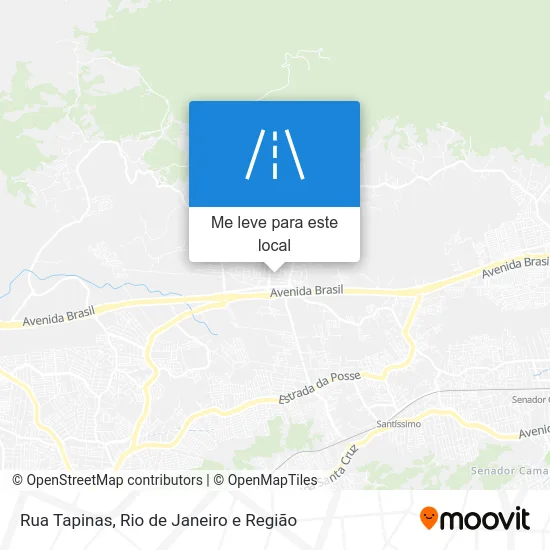 Rua Tapinas mapa