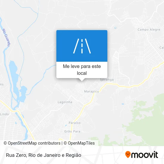 Rua Zero mapa