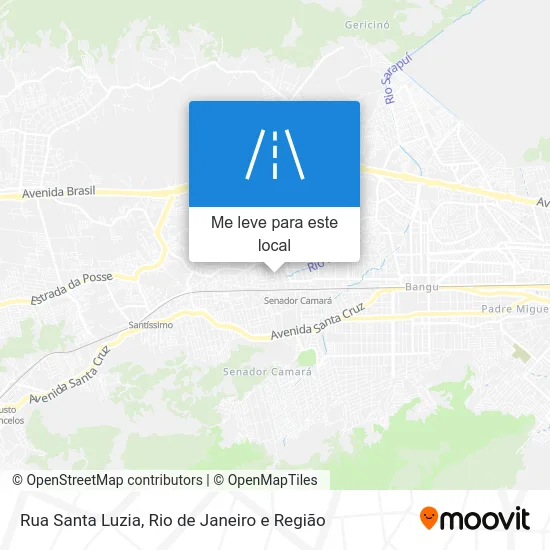 Rua Santa Luzia mapa