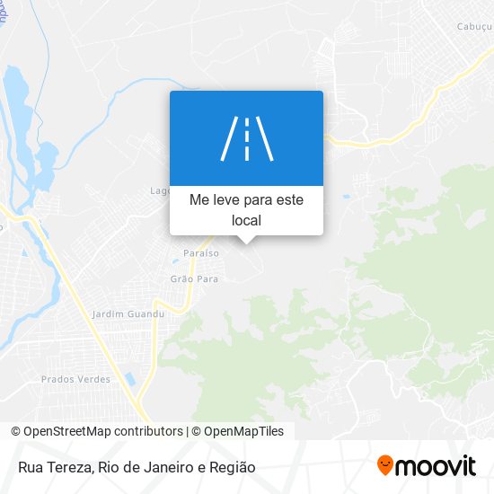 Rua Tereza mapa