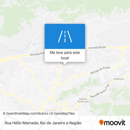 Rua Hélio Mamede mapa
