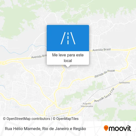 Rua Hélio Mamede mapa