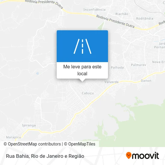 Rua Bahia mapa