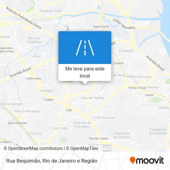 Rua Bequimão mapa