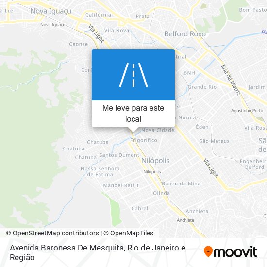 Avenida Baronesa De Mesquita mapa