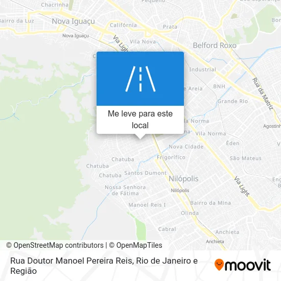 Rua Doutor Manoel Pereira Reis mapa
