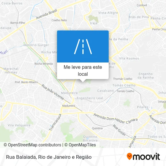 Rua Balaiada mapa