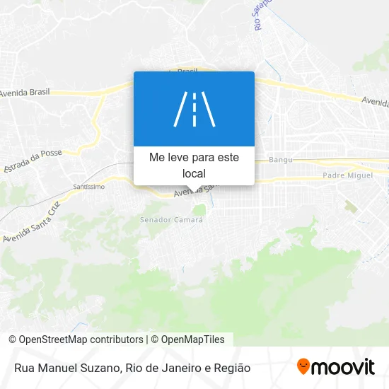 Rua Manuel Suzano mapa