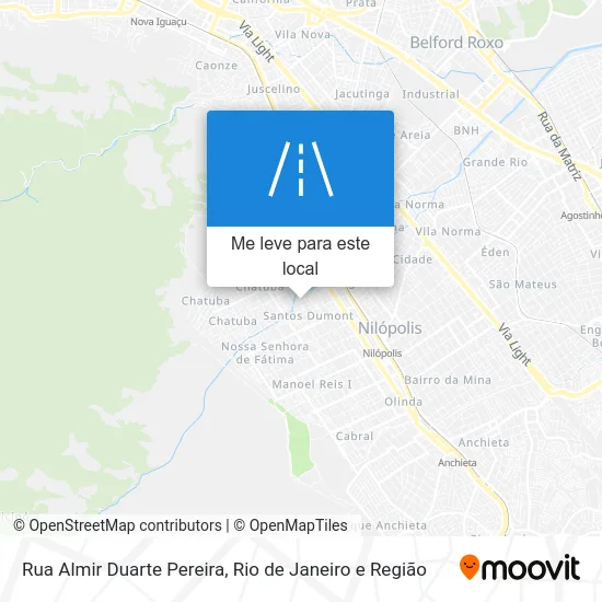 Rua Almir Duarte Pereira mapa