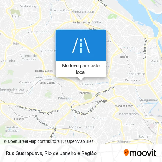 Rua Guarapuava mapa
