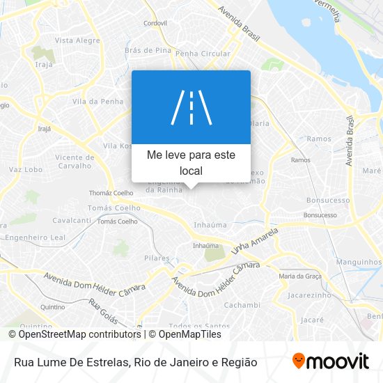 Rua Lume De Estrelas mapa