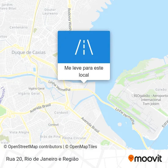 Rua 20 mapa