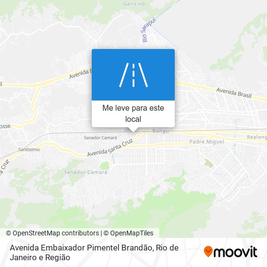 Avenida Embaixador Pimentel Brandão mapa