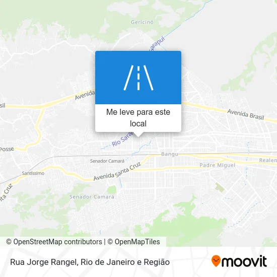 Rua Jorge Rangel mapa