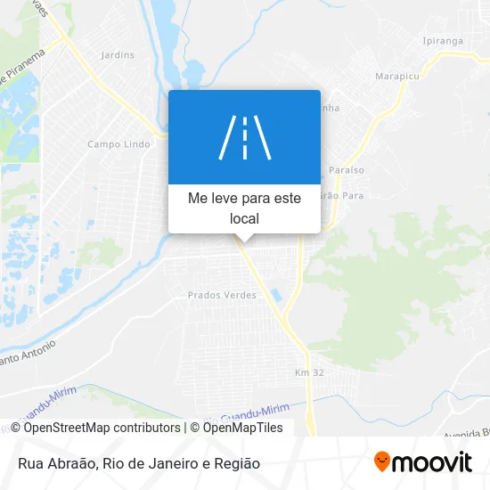 Rua Abraão mapa