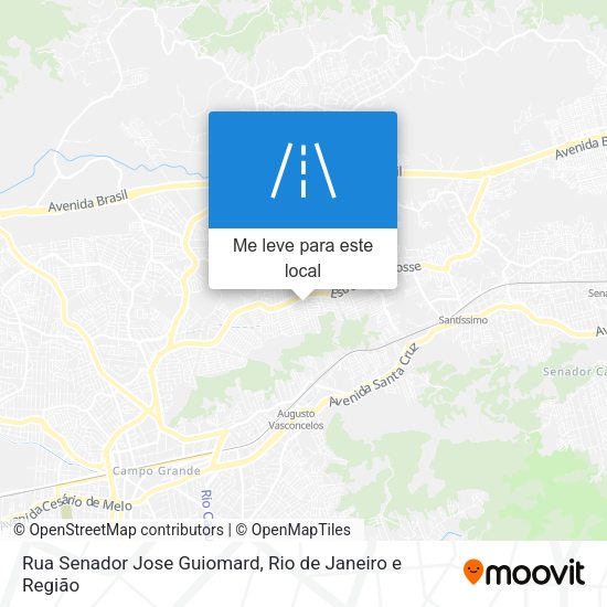 Rua Senador Jose Guiomard mapa