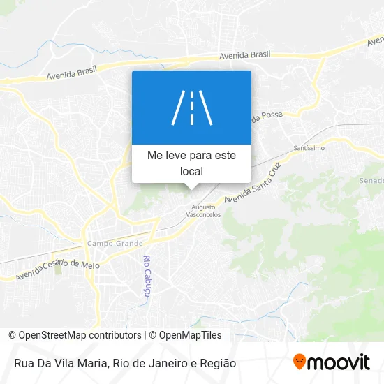 Rua Da Vila Maria mapa