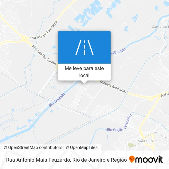 Rua Antonio Maia Feuzardo mapa