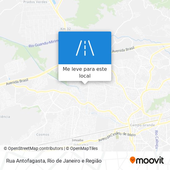 Rua Antofagasta mapa