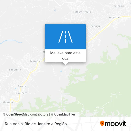 Rua Vania mapa