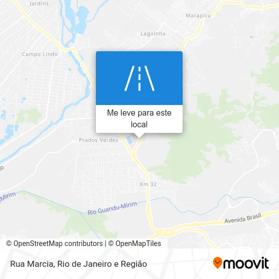 Rua Marcia mapa