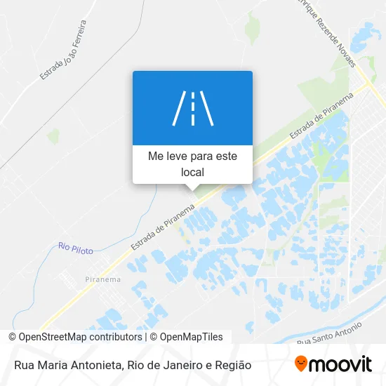 Rua Maria Antonieta mapa