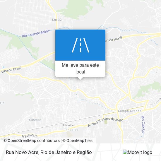 Rua Novo Acre mapa