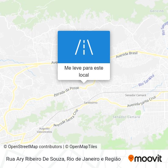 Rua Ary Ribeiro De Souza mapa