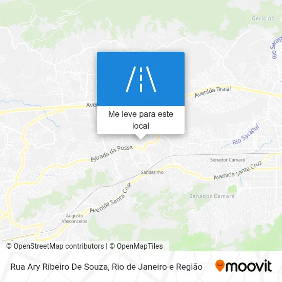 Rua Ary Ribeiro De Souza mapa