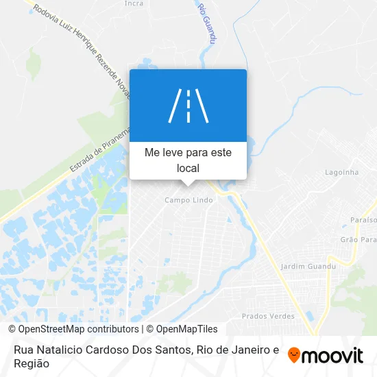 Rua Natalicio Cardoso Dos Santos mapa