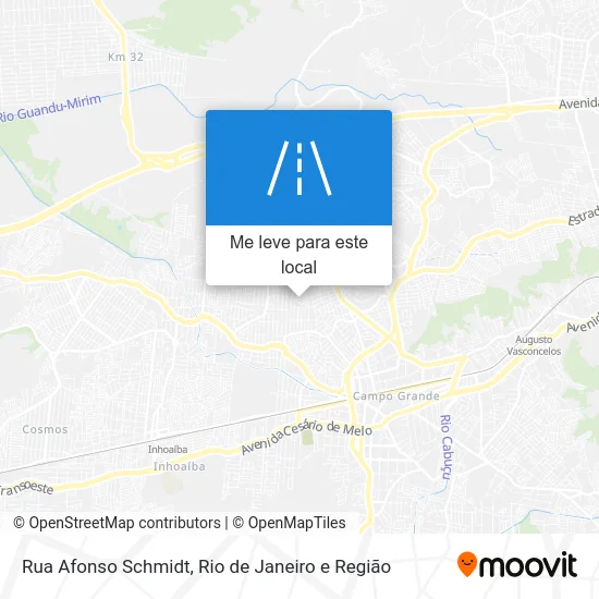 Rua Afonso Schmidt mapa