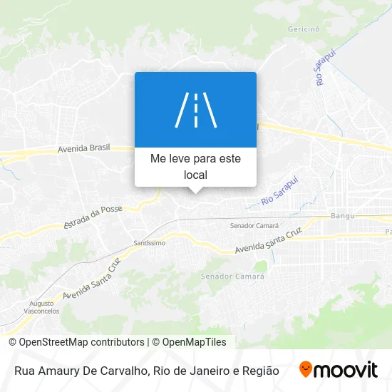 Rua Amaury De Carvalho mapa