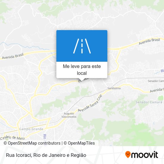 Rua Icoraci mapa